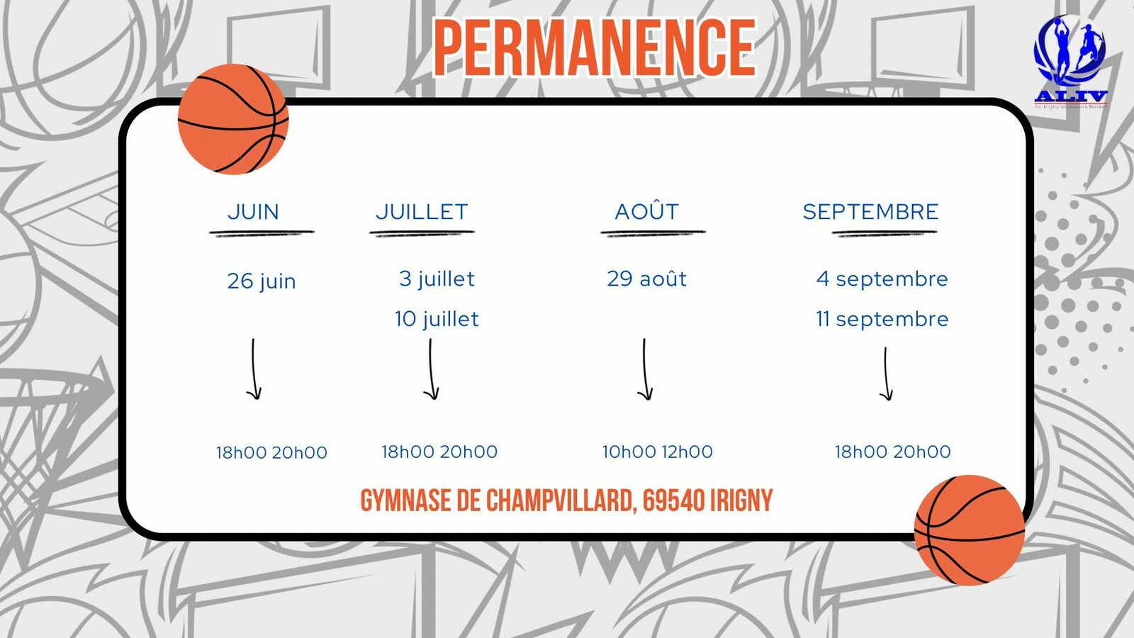 Inscription à la saison 2026-2027